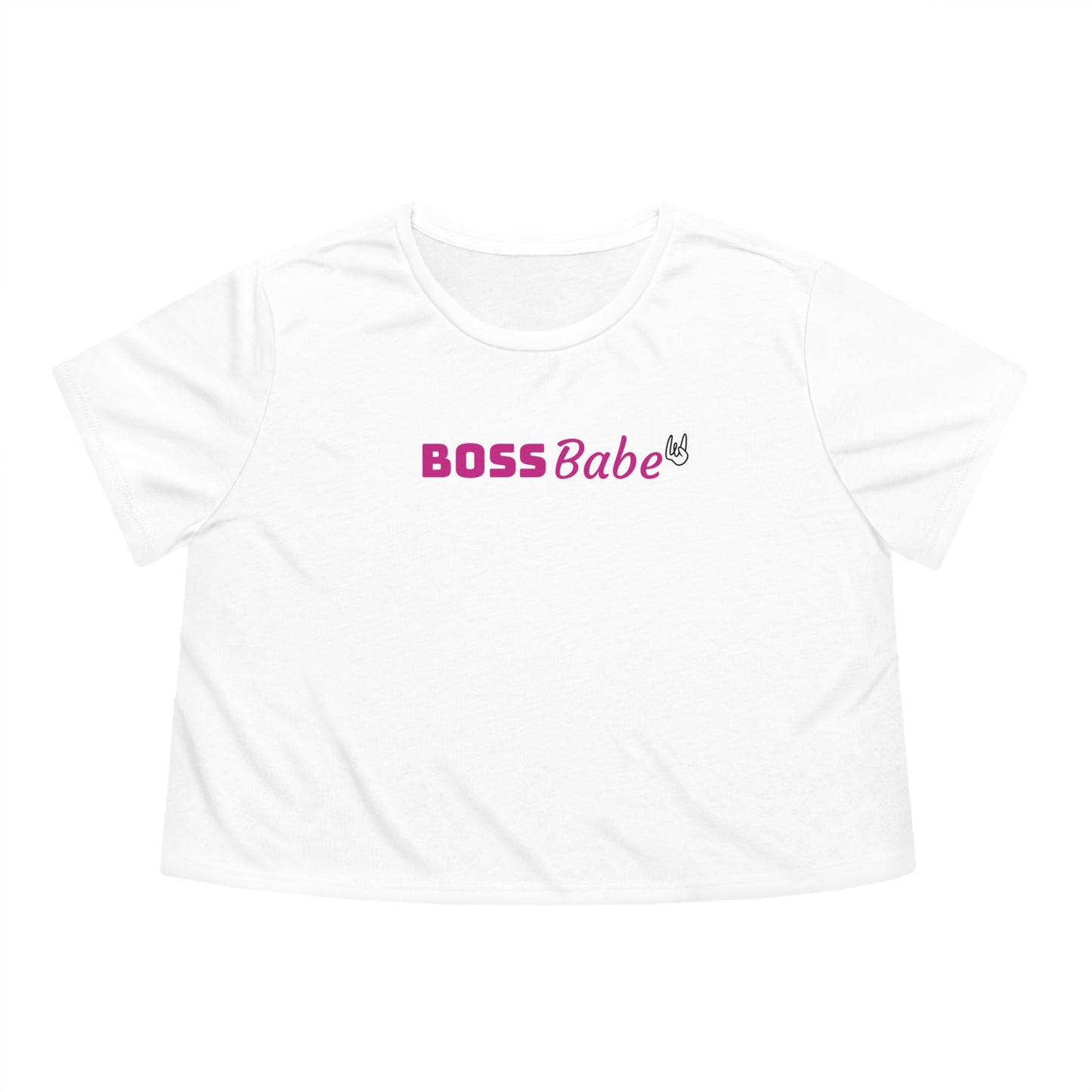 Boss Babe Flowy Cropped Tee