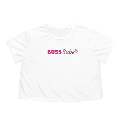 Boss Babe Flowy Cropped Tee