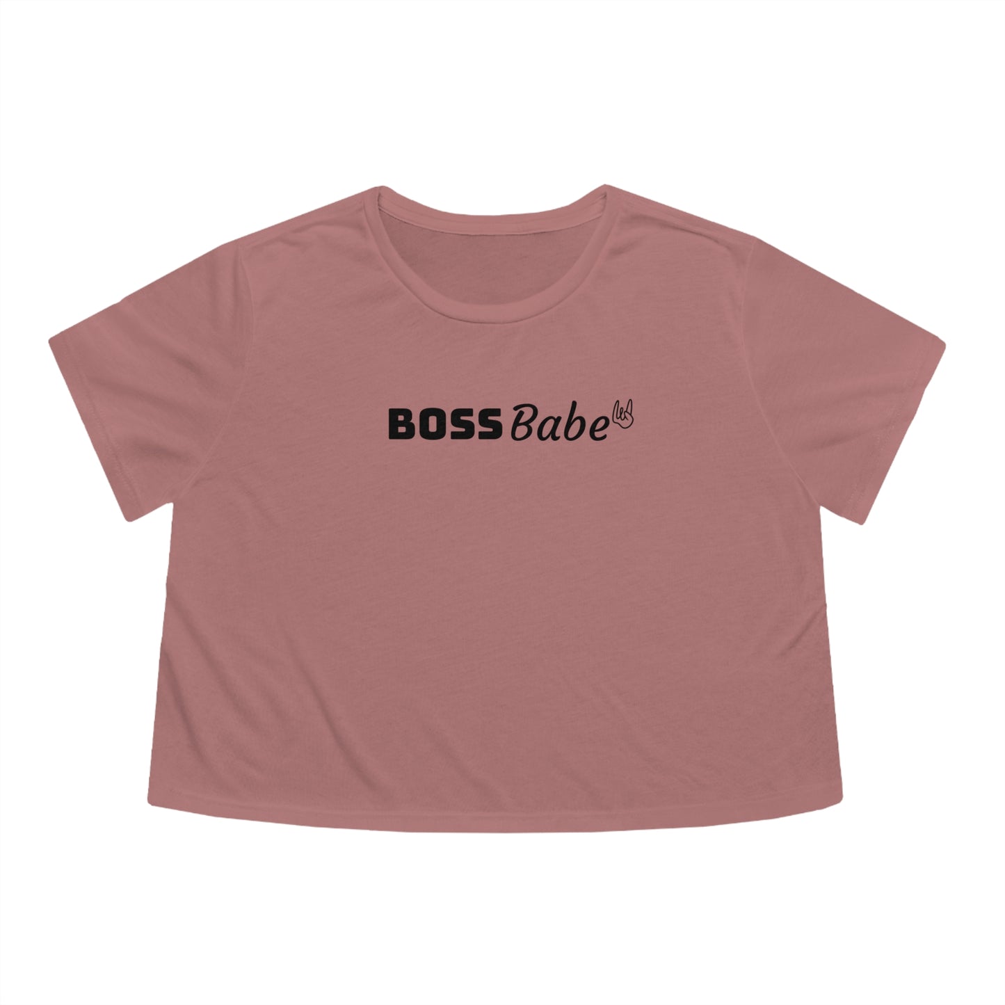 Boss Babe Flowy Cropped Tee