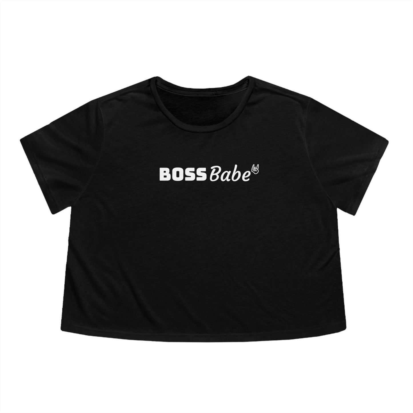 Boss Babe Flowy Cropped Tee