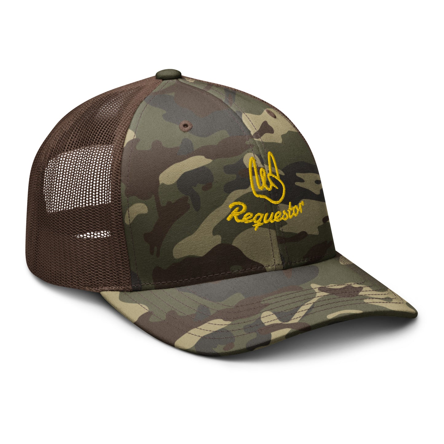 Requestor Camo Trucker Hat