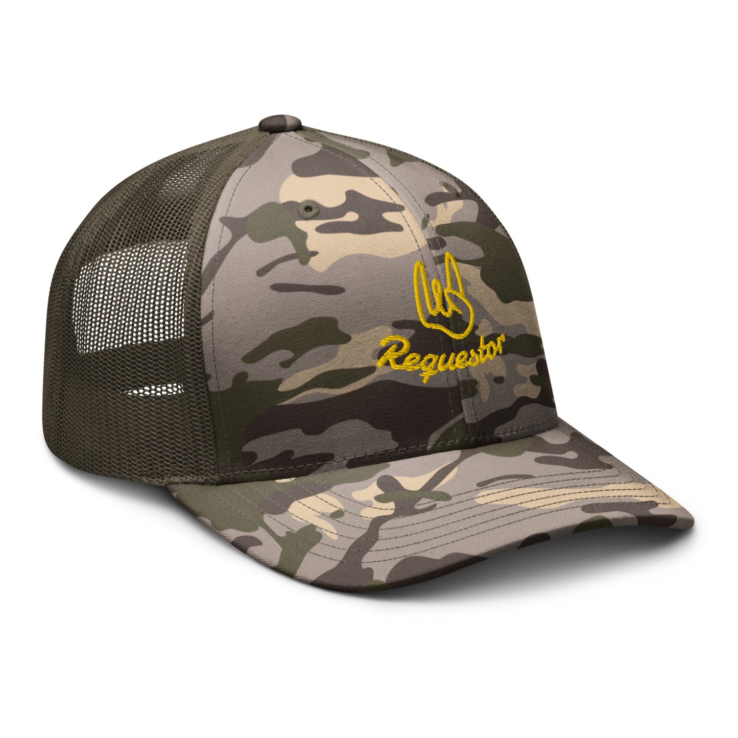 Requestor Camo Trucker Hat